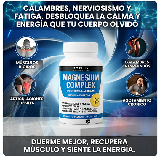 Magnesium complex 8 en 1 -90 Capsulas